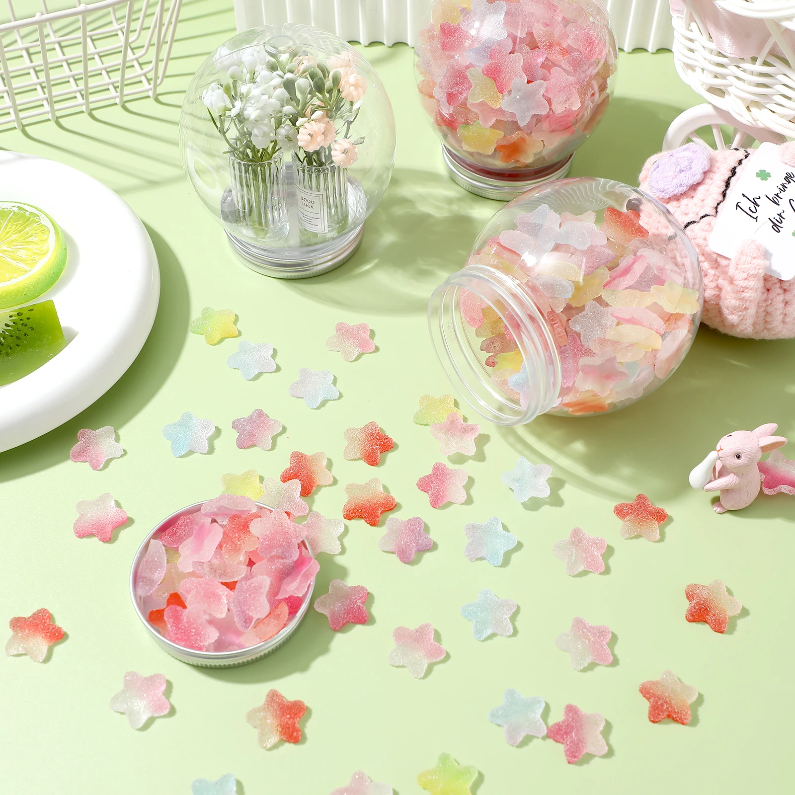 

10Pcs Transparent Candy Bottle Light Bulb Style Empty Containers with Lids for DIY Art Decoration Bridal Shower Favor Boxes