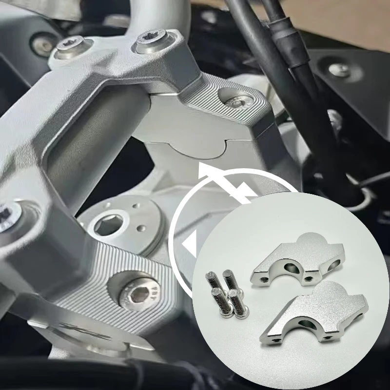 Accessories Motorcycle HandleBar Riser Clamp Extend Heightening For BMW F900 F900R F900GS F900XR F850GS ADV F850 Adventure