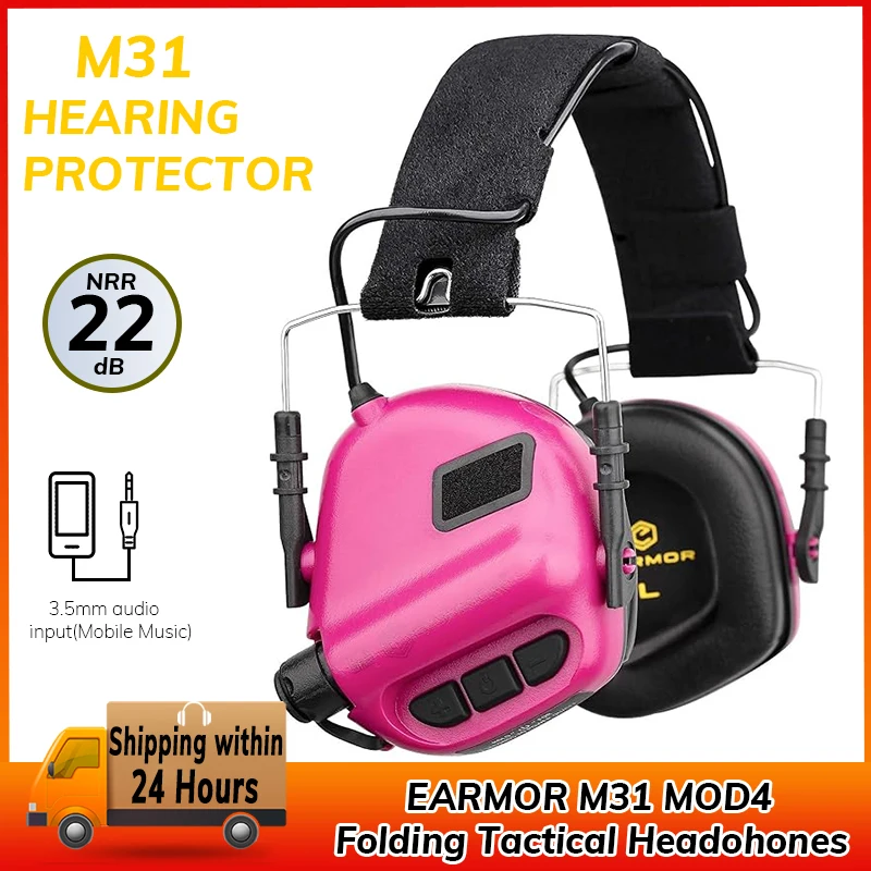 

NEW Upgraded OPSMEN EARMOR M31 MOD4 Tactical Headphones Noise Canceling Earmuffs Anti-Noisy Shooting Earphone