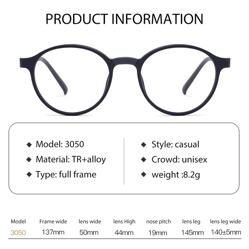 HANDOER Glasses frame Brand Designer Fashion Women Full Frame Eyeglasses Vintage Men Optical Frame Oculos de grau