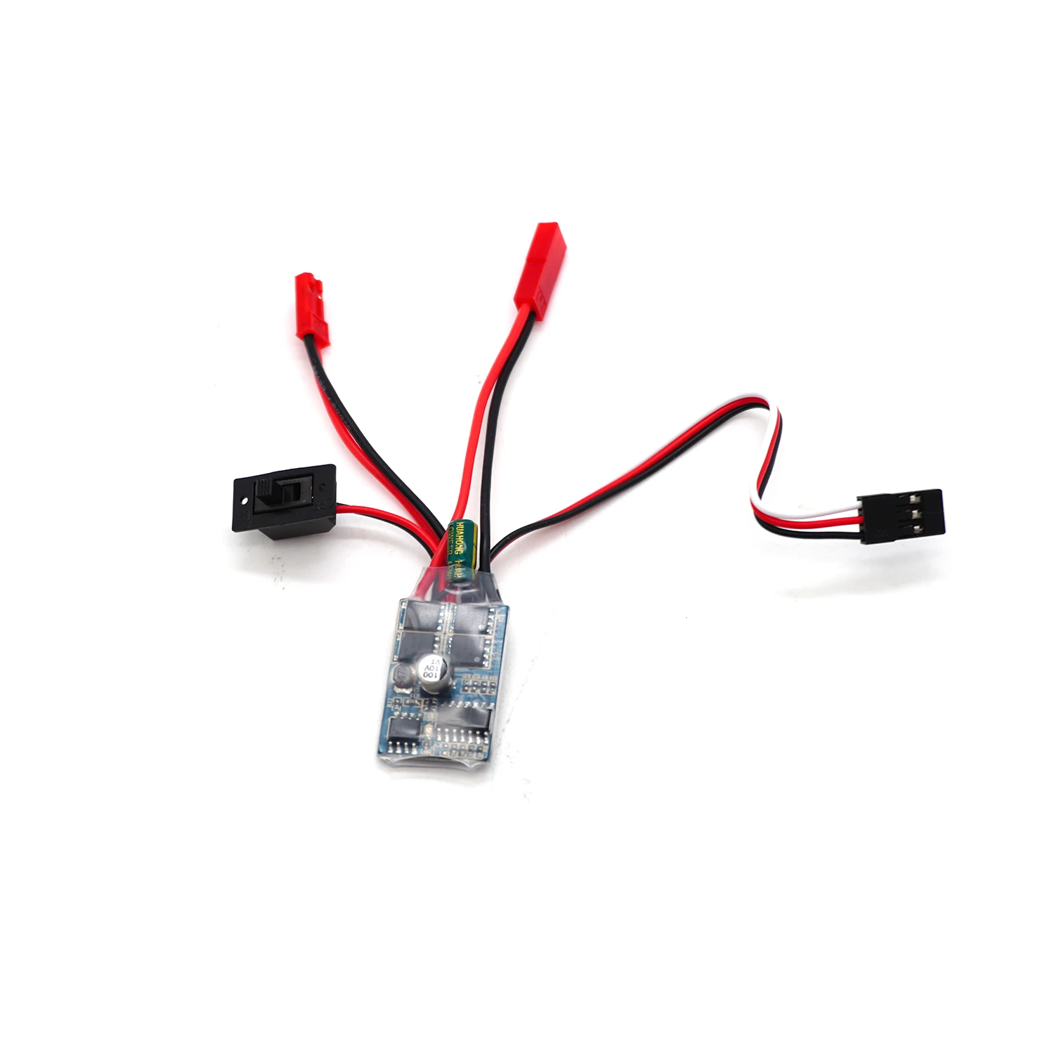 1/16 1/18 1/24 Mini RC Car Boat Tank Quadcopter Parts Micro ESC 20A 30A Brushed ESC Electric Speed Controller w/Brake 2S 4~8V