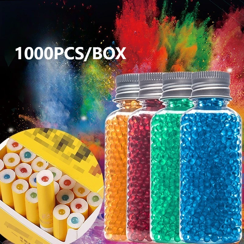 

Cigarette Bursting Beads Machine Fruit Mint flavor Capsules for cigarets Cigarette Holder balls Smoke Mouthpiece Popping Capsule
