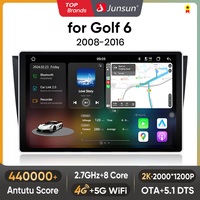 Junsun V3 Plus 2K Android 13 Wireless CarPlay Android Auto Car Intelligent Systems for GOLF 6 2008-2016 7870 Autoradio