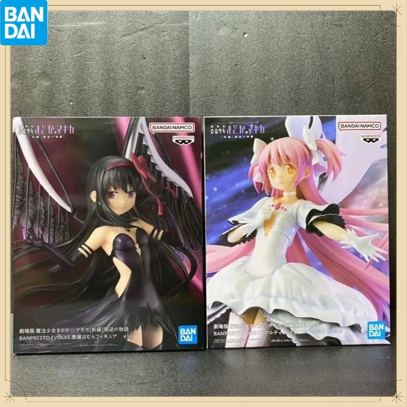 En stock BANDAI BANPRESTO EVOLVE Puella Magi Madoka Magica The Rebellion Akemi Homura Kaname Figurine d'action Jouet Anime WY