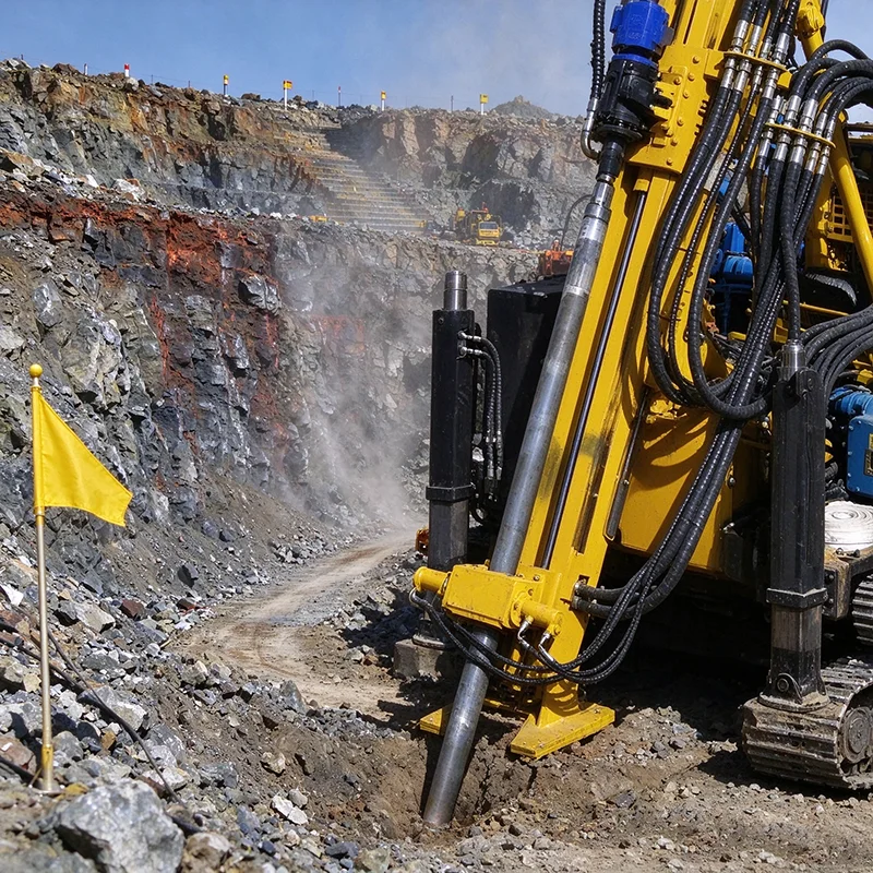 Full Hydraulic Diamond Core Exploration Rig, Crawler Mounted Deep Hole Coring Equipment for Geotechnical Investigation