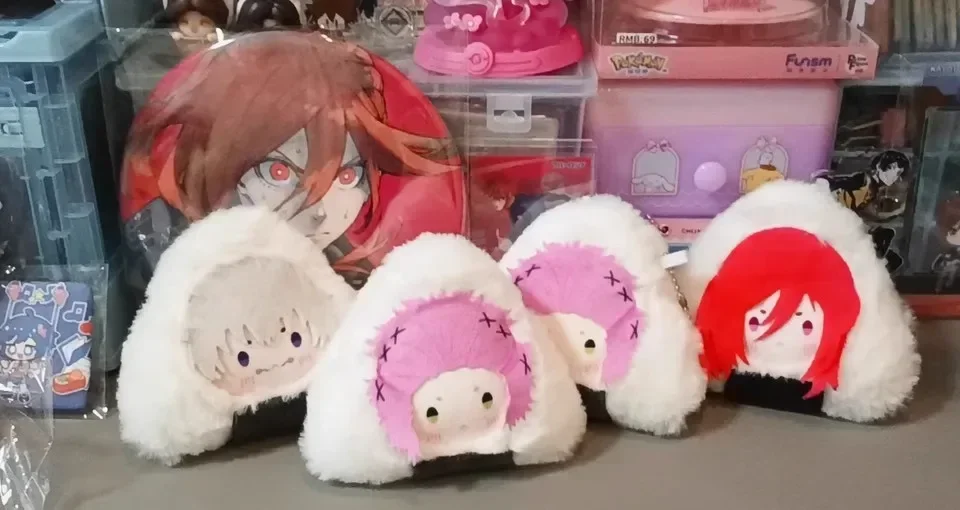 10cm Anime Sakura Haruka Umemiya Hajime Nirei Akihiko Sugishita Kyotaro Plush Doll Game Keychain Stuffed Pendant Toy Gift