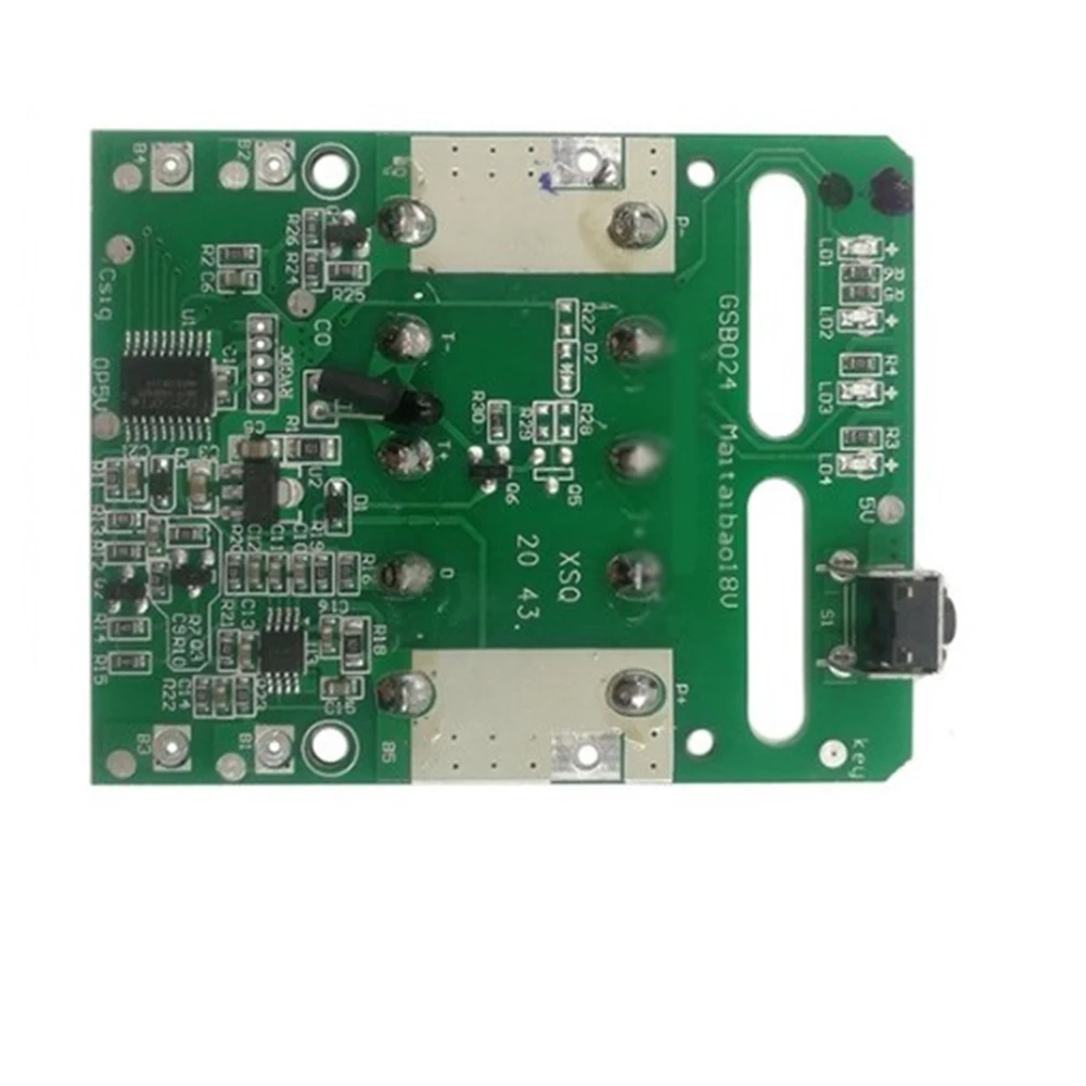 Placa de circuito de protección de carga, PCB para estante de batería de litio de 18V para reparar paquete de baterías de ensamblaje