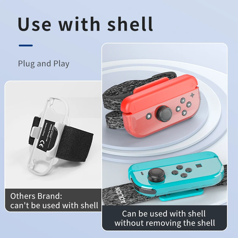 Универсальный танцевальный ремешок для Nintendo Switch, эластичный дышащий браслет для контроллера Joy-Con, аксессуары