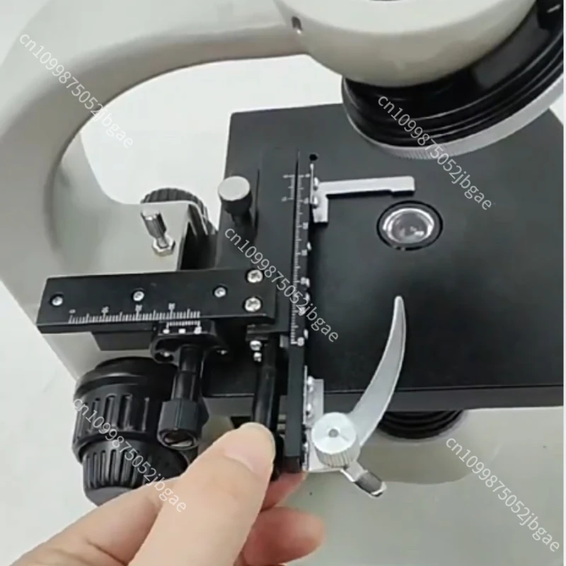 1PC Metal Microscope Accessories Attachable Mechanical Stage X-Y Movable Stage With Scale for XSP Biological Microscope Stage