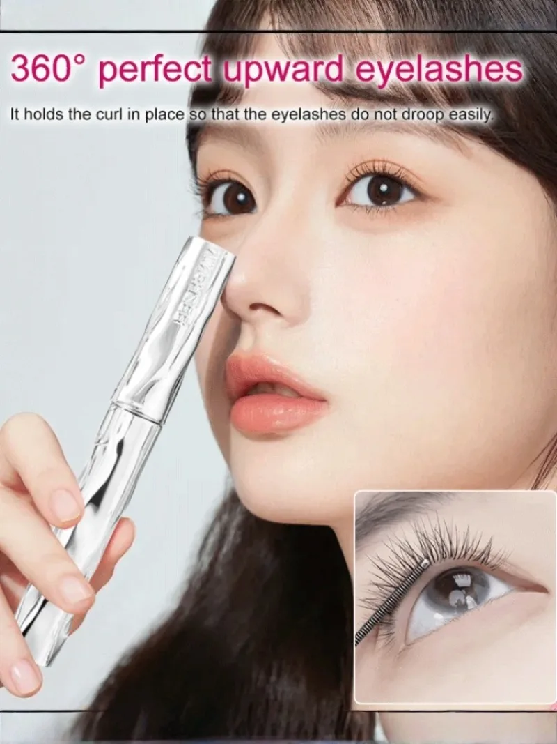 Brosse Ultra-fine définition longue durée Mascara raciné apprêt pour cils imperméable sans taches Curling Mascara outil de maquillage séchage rapide