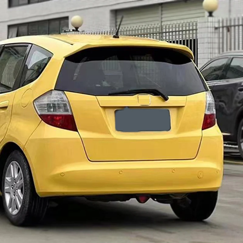 For Honda Fit Jazz 2008 2009 2010 2011 2012 2013 ABS Plastic Unpainted Color Rear Roof Spoiler Tail Trunk Boot Lip Wing