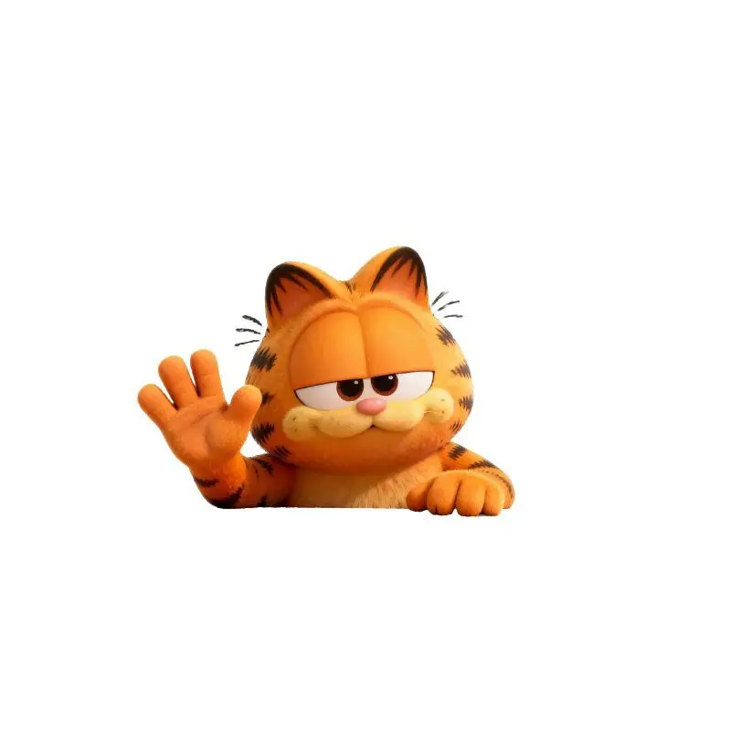 Adesivos de Carro Garfield Anime: Engraçados, Fofos e Kawaii para Cobrir Arranhões e Decorar Janelas de Carros – Atacado