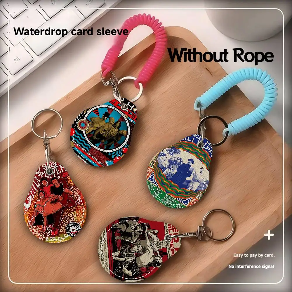 

Рок-группа Red Hot C-Chili P-Peppers 1 шт., брелок из искусственной кожи, защитный чехол, дверной замок, бирки контроля доступа, сумка для карт, кольцо для ключей