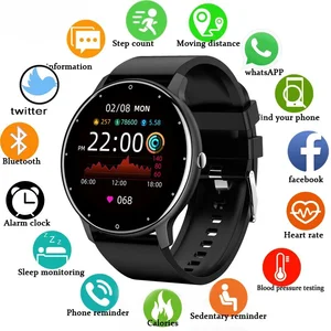 Lige Smart Watch Women Men Full Touch Screen Bluetooth 5.2 Llame a Waterproof Watches Sports Fitness Tracker Factory IP67 ZL02 Nuevo 10 mejores ventas Touch Touch Smartwatch - №3