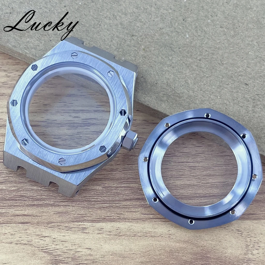 High Quality 41mm NH35 NH36 Watch Case Strap Sapphire Glass Stainless Steel Bracelet Dial Pointer for Automatic Movemen