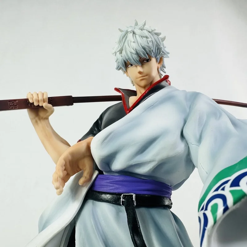 

Gintama Sakata Gintoki Figure 2.0 Upgraded Face Sculpture GK Statue Anime Peripheral Desktop Decoration Gift For Anime Fans