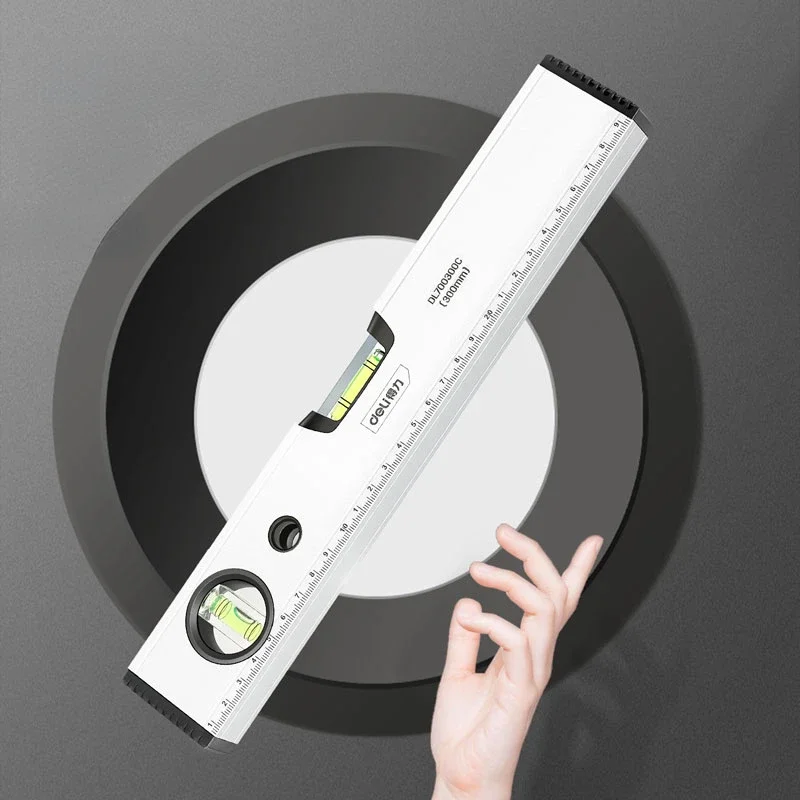 1 Pcs 300mm Non-magnetic Alumina Level Measuring Instruments Acrylic Horizontal Bubble Measuring Tool Level Rulers