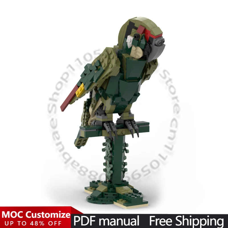 

439 PCS Customize 31151 Parrot MOC Customize Modular Building Block Model Educational Design Creative DIY Boys Toy Birthday Gift