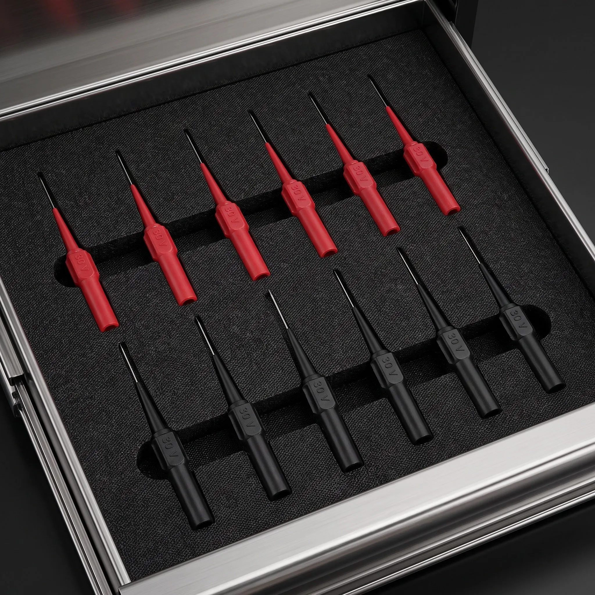 10Pcs Multimeter Test Probe Premium Tester Needle Long Service Life High Reliability Electrical Test Pin Compatible with