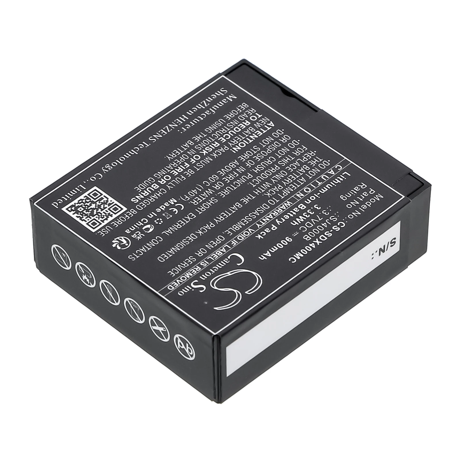 Camera Battery 900mAh for Eken H9,H8,H8R,H9R,PG1050,for SJCAM SJ4000,SJ5000,SJ5000X,Sports Cam W7/W8/A8,DX 288812/288813,M10