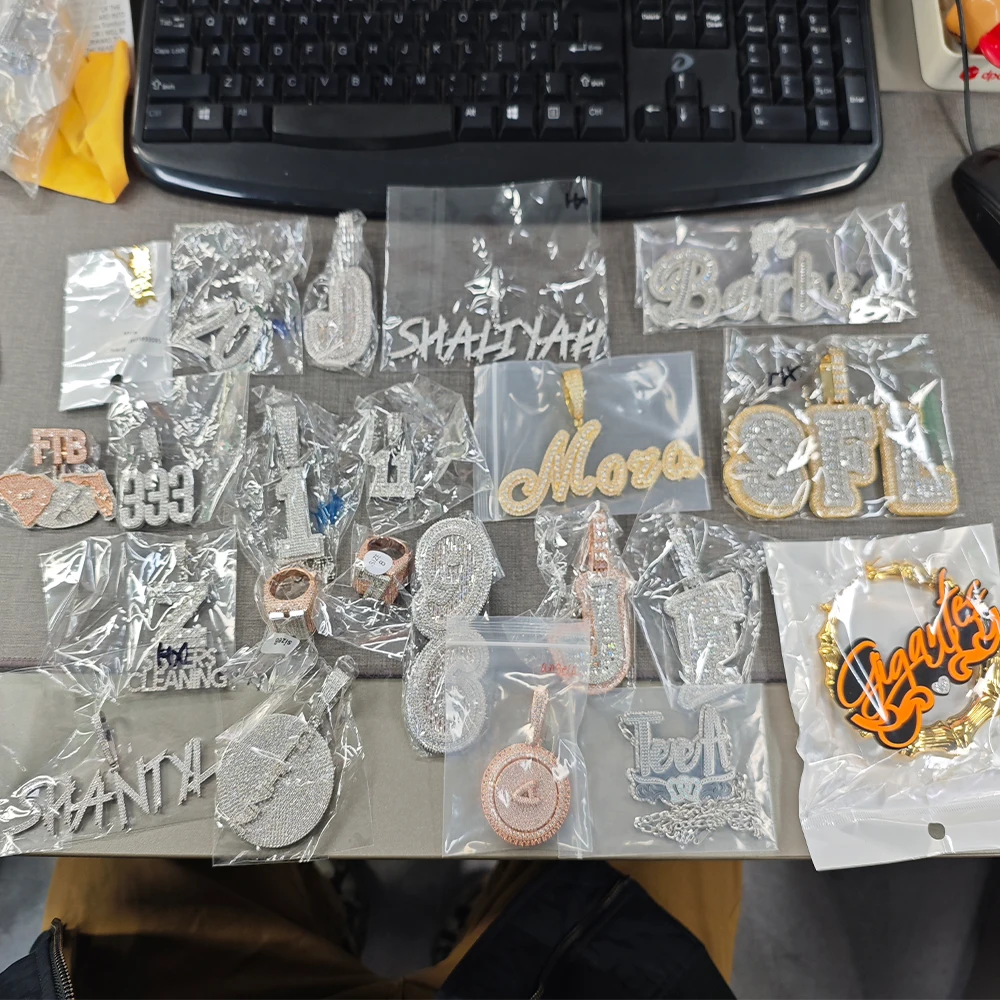 

Clearance Sales for Name Pendants/Rings/Earrings BIG Sales Iced Out CZ Hip Hop Jewelry Free Shipping