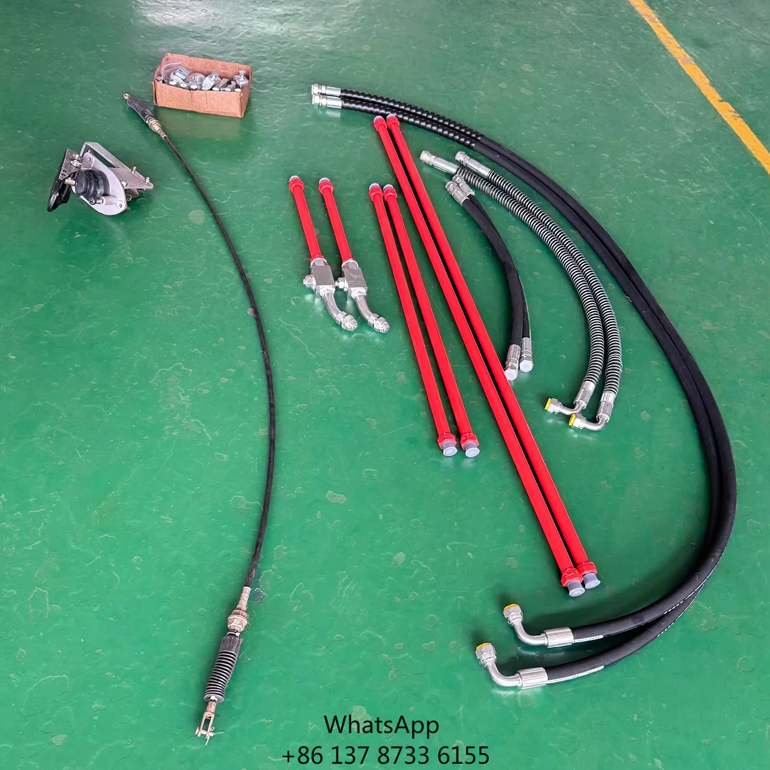 Excavator Auxiliary Pipe Crusher Hammer Pipe Kit Hydraulic Crusher Pipe Kit