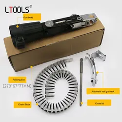 Adaptador de pistola de clavos de cadena de espiga de tornillo automático, pistola de tornillo para taladro eléctrico, herramienta de carpintería, accesorio de taladro eléctrico inalámbrico
