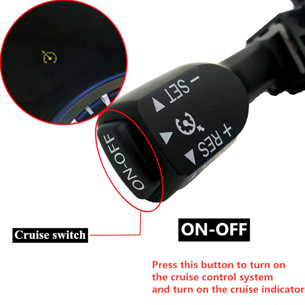 NEW !!! For Toyota Corolla Yaris Vios Wish Auris Prius Previa RAV4 Cruise Control Switch With Backlight 84632-34011 84632-34017