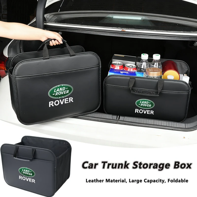 Scatola portaoggetti per bagagliaio auto, organizer per attrezzi di grande capacità, borsa per riporre e organizzare gli oggetti per Land Rover Range Rover Evoque Velar Defender