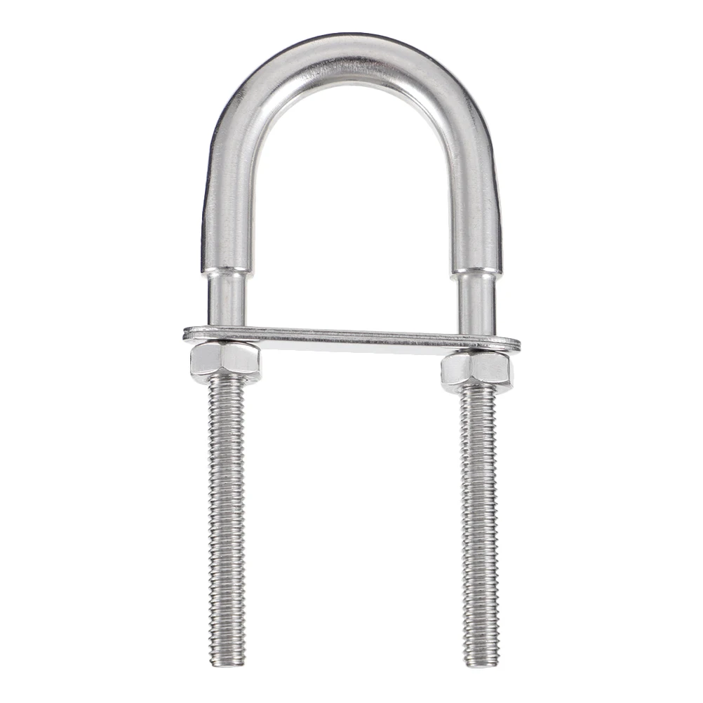 

U bolt Shaped Clamps Stainless Steel Wear resistant 304 Grade Antirust Automotive Industrial Applications U shaped Bolts Tube