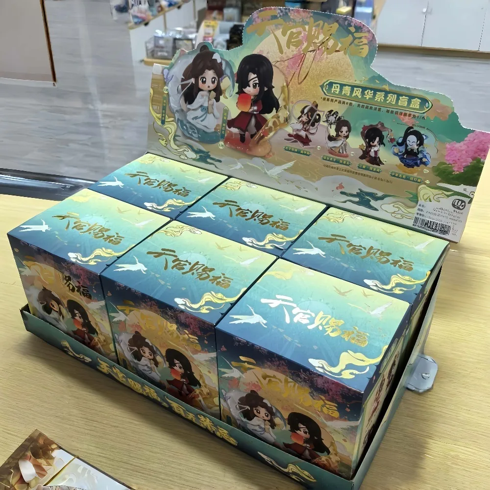 En Stock, bendición oficial del cielo, serie de colores brillantes, caja ciega, figuras de Anime, decoración de habitación, juguete, regalo de cumpleaños para niña