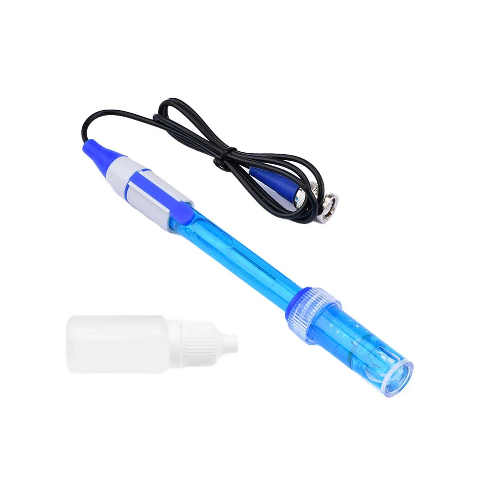 Hot PH Electrode Probe Rechargeable type BNC Connector For Aquarium PH Controller Meter Sensor Gib With Calibration Liquid