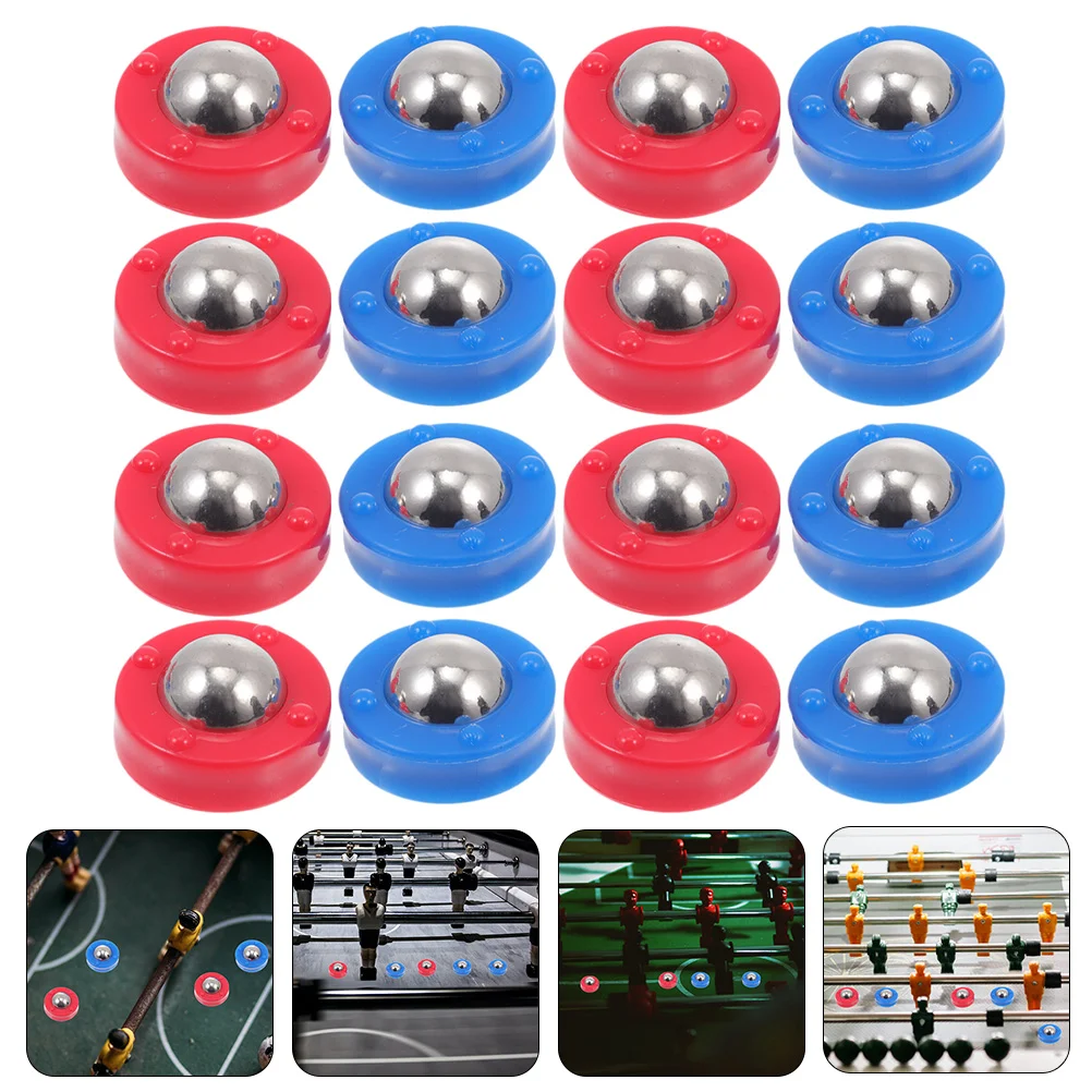 

16 Pcs Tabletop Shuffleboard Football Funny Beads Multifunction Game Accessories Equipment Steel Sliding Toy