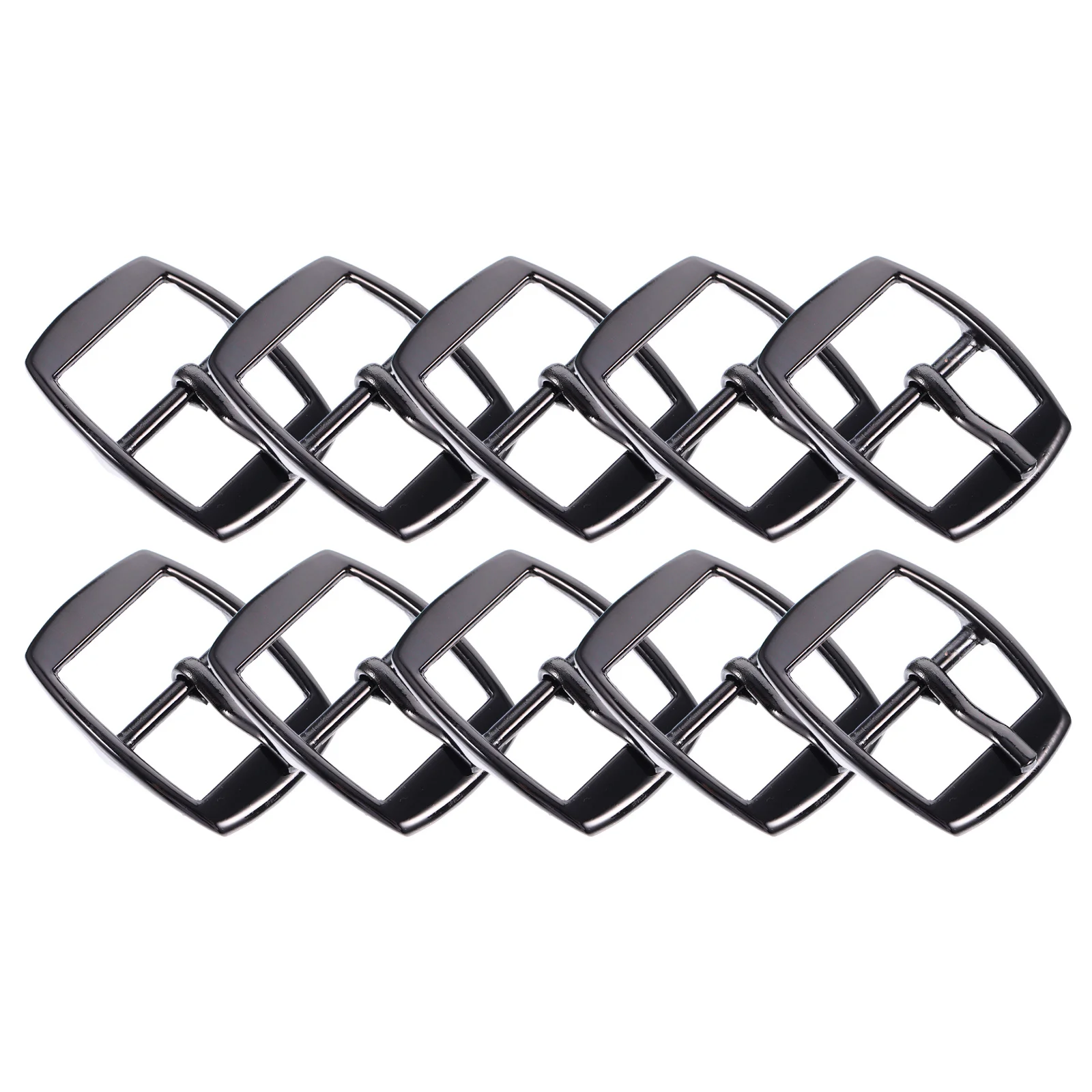 

10pcs Zinc Alloy Belt Buckles Replacement Parts For Diy Craft Small Lightweight Metal Buckle Strap Webbing Buckles