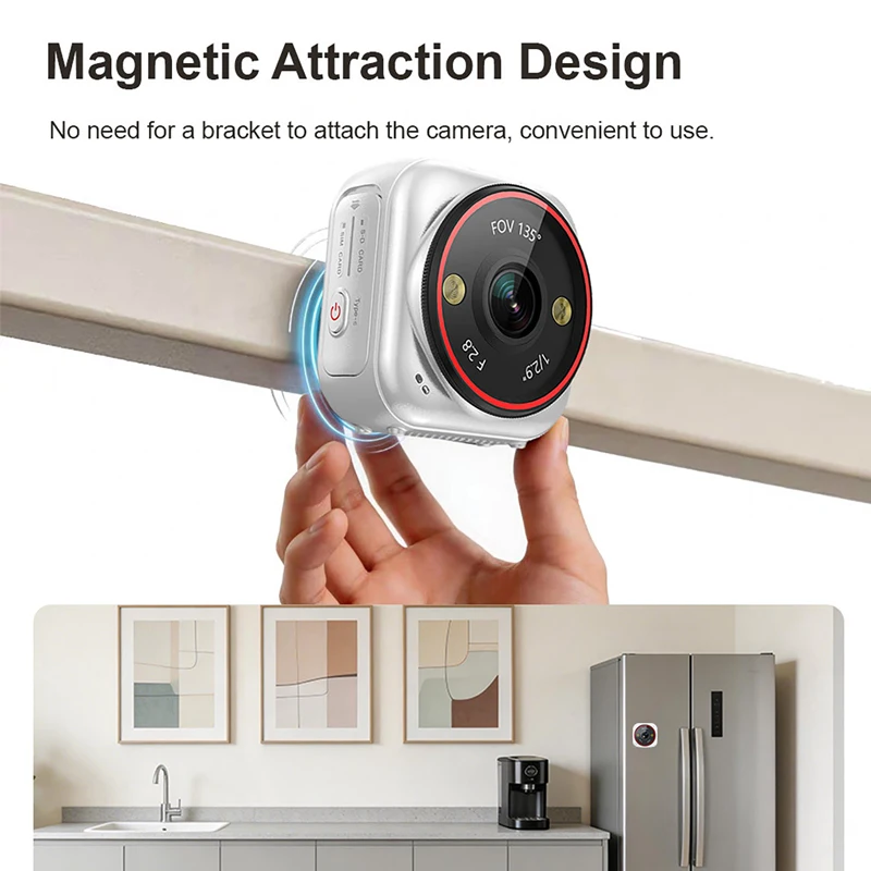 4G SIM Pocket Camera Outdoor AI Human Detection Surveillance Cameras AOV Record Waterproof Mini Cameras Portable Recorder Sport
