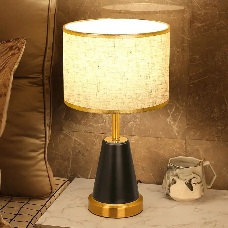 BERTH Modern Touch Dimming Table Lamp LED Creative Simple Fashion Bedside Desk Light for Home Living Room Bedroom