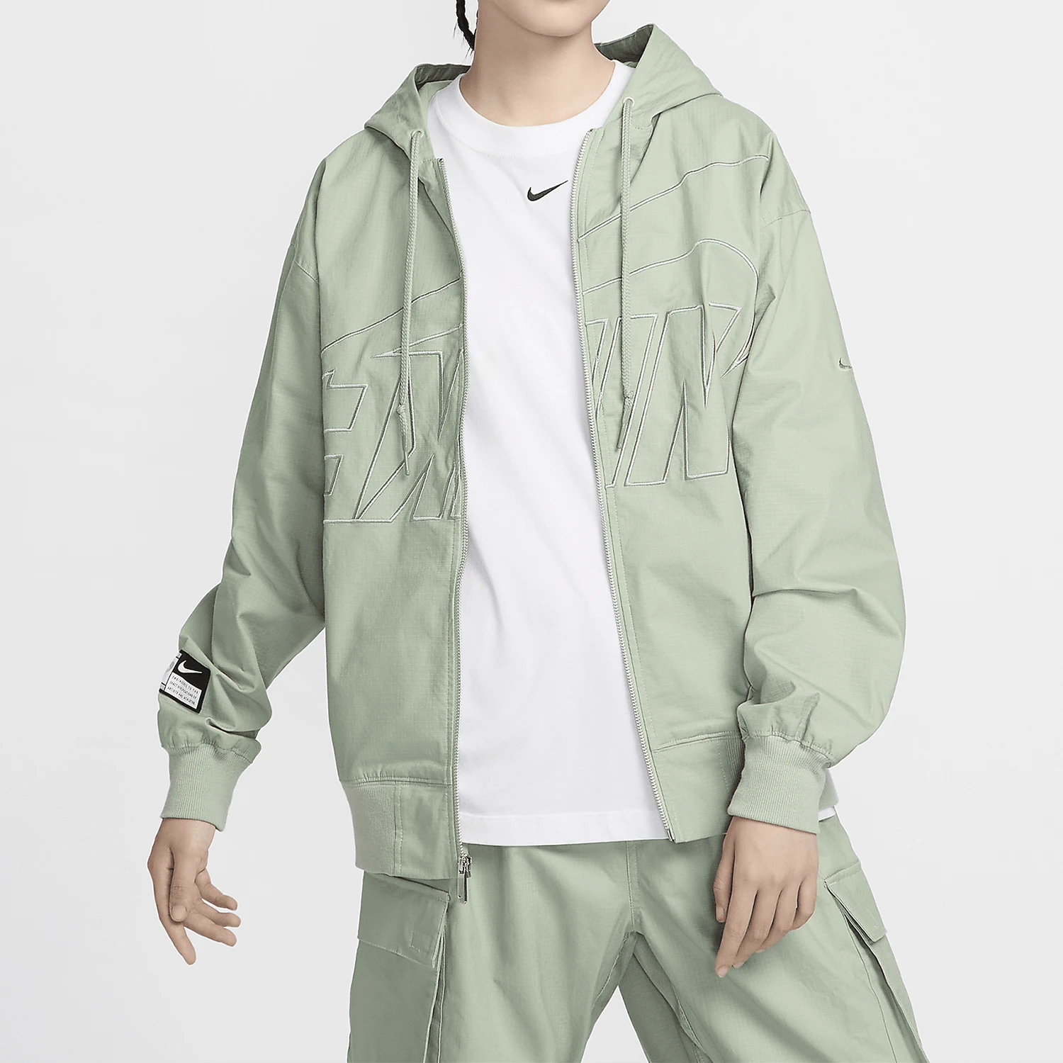 

Nike Genuine Product 2024 Winter New Women's Casual Embroidered Loose Jacket FV7775-370