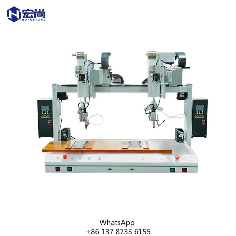 Automatic Soldering Machine Auto Feed For PCB SMD High Precision With Bearing Engine PLC Core Components 1 Year Warranty