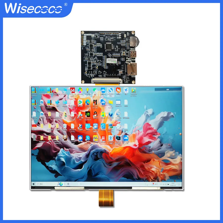 Wisecoco 8.9 Inch 2560x1600 2k IPS Lcd Display For Video Door Phone 16:10 TFT Module Pad Tablet Screen 60hz USB C Driver Board