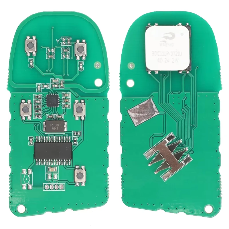 JsHonYu M3M-40821302 4A PCF7953M 433MHz Smart Proximity Key for Chrysler 200 300 Dodge Charger Challenger 68155686AA Fob