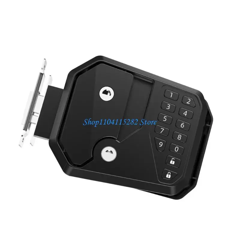 Entrada sem chave trava porta RVS com impressão digital senha do teclado Bluetooth-compatível