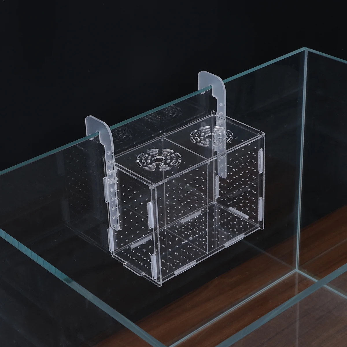 

Fish Tank Isolation Box Acrylic Hatchery Incubator Breeding Aquarium Viviparous Fish Guppies Betta Juvenile Protection