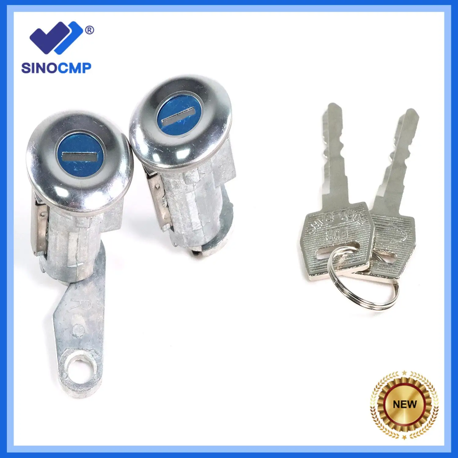 

2Pair Door Lock Cylinder Set 2 Keys 5070001 DL15504 For Ford E-150 250 350 Econoline Mercury Mustang Custom F100 F150 F250 F350