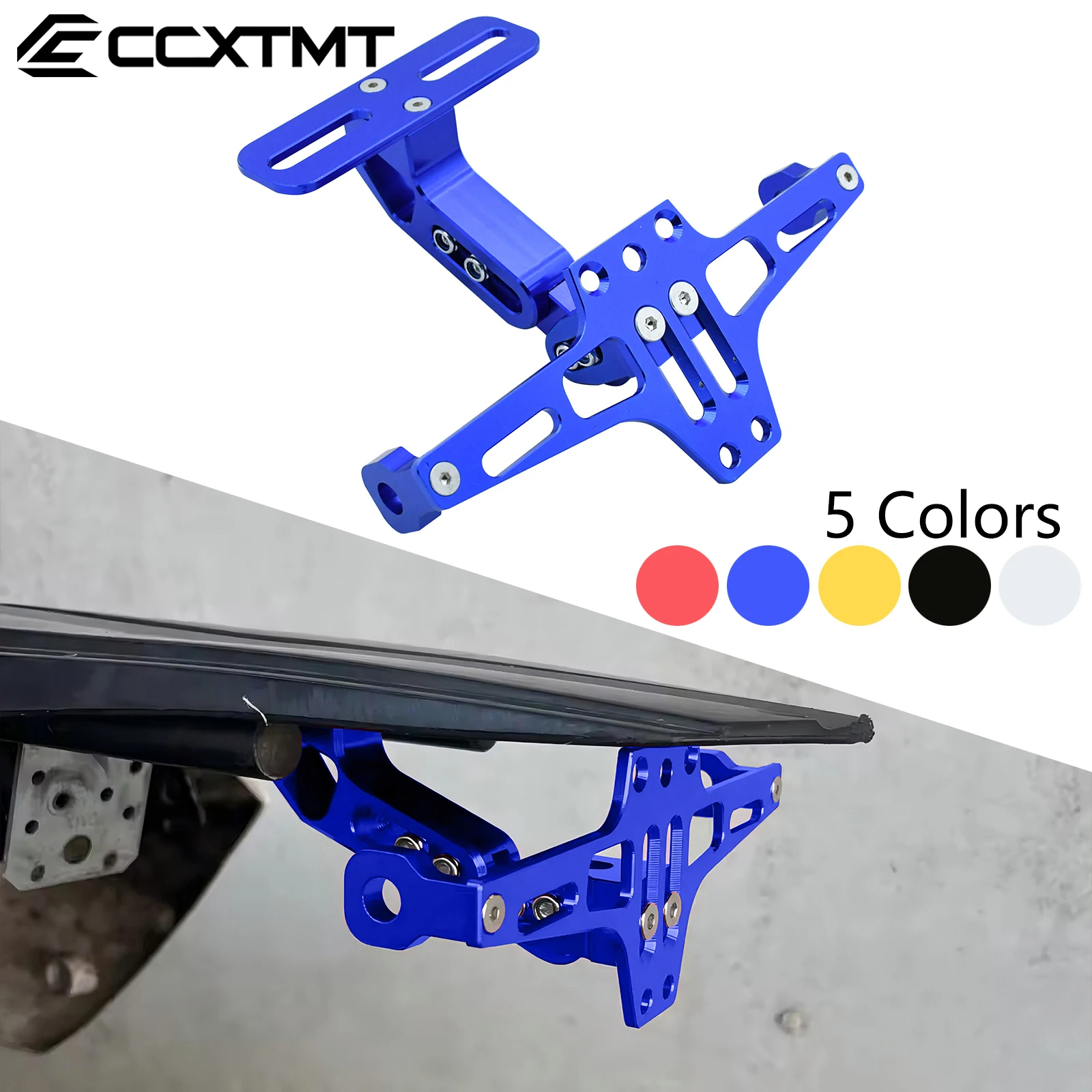 Soporte para matrícula de motocicleta, soporte Universal para matrícula para Honda X4 NC700 S/X/VFR 1200F/XL 1000 para Suzuki GS 500 SV 650