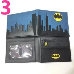 New Comic Anime Peripheral For B-Batmans Short Children's Wallet Cartoon Boy and Girl Student Folding Wallet