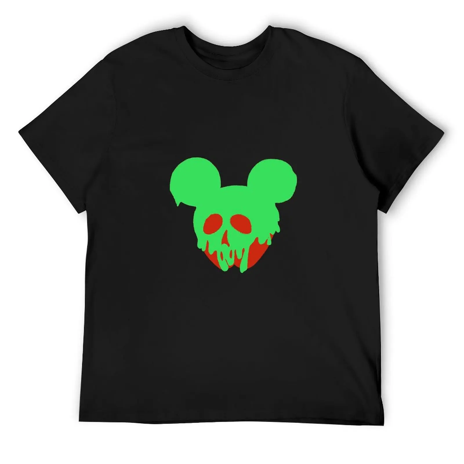 

Spooky Mouse Apple T-Shirt rapper graphic tees vintage aesthetic clothes black t-shirts for men