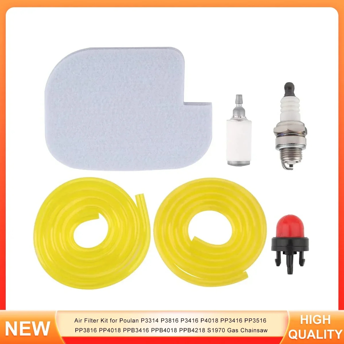 

Air Filter Kit for Poulan P3314 P3816 P3416 P4018 PP3416 PP3516 PP3816 PP4018 PPB3416 PPB4018 PPB4218 S1970 Gas Chainsaw