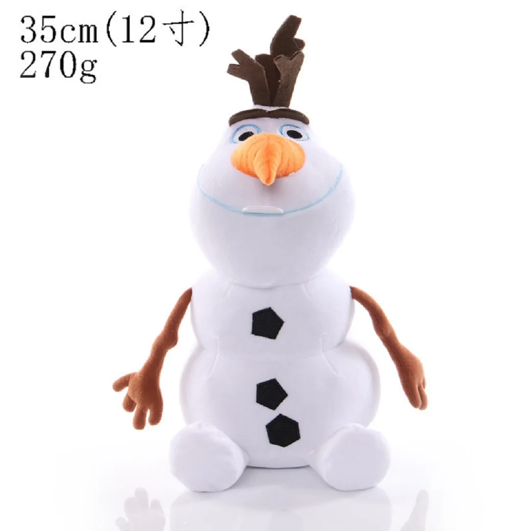Películas calientes de Disney, muñeco de nieve de peluche de Frozen Olaf, muñecos de peluche de dibujos animados, Juguetes Brinquedos Juguetes para niños, regalos de navidad