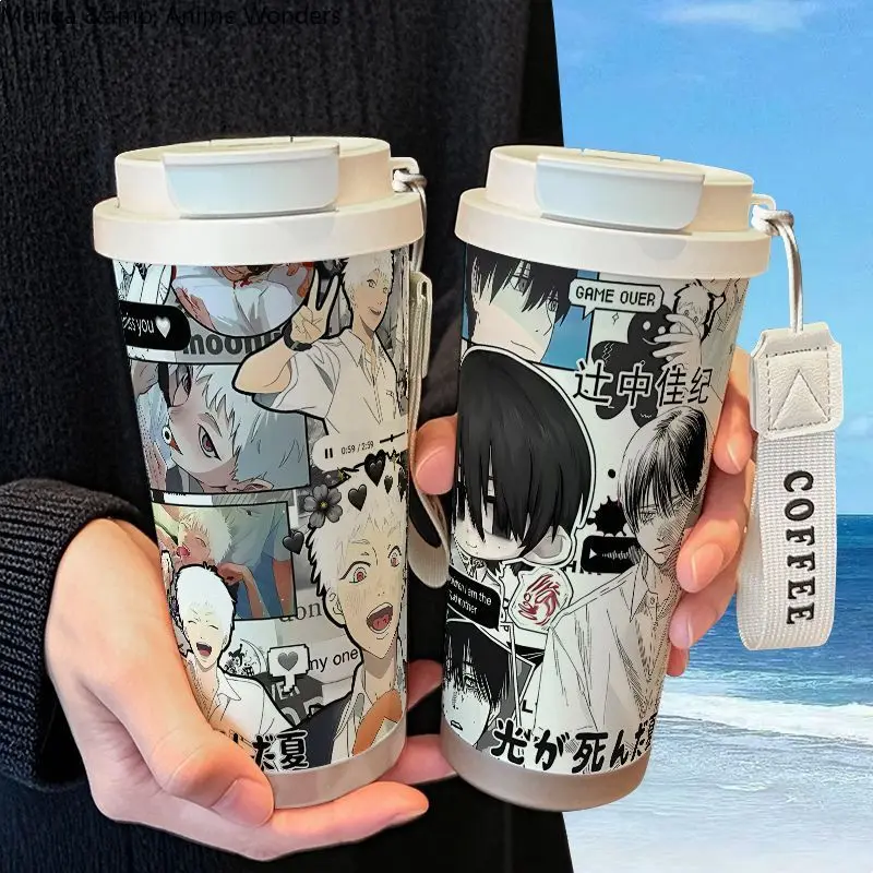 

The Summer Hikaru Died Tsuji Nakayoshi Hikaru Portable Insulated Coffee Cup Car Water Bottle High Aesthetic Dual Drink St Cup