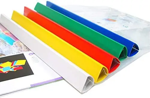 

10Pcs Clear Report Covers with 25mm Sliding Bar,Transparent Resume Presentation File Folders Organizer Binder, for A4 Size Paper